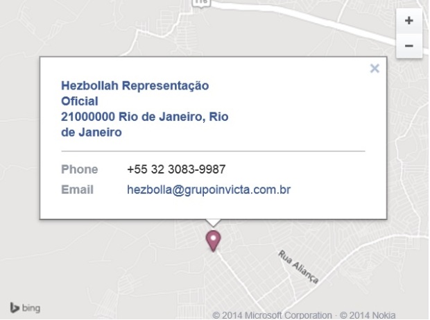 hezbollah Office in Brasil